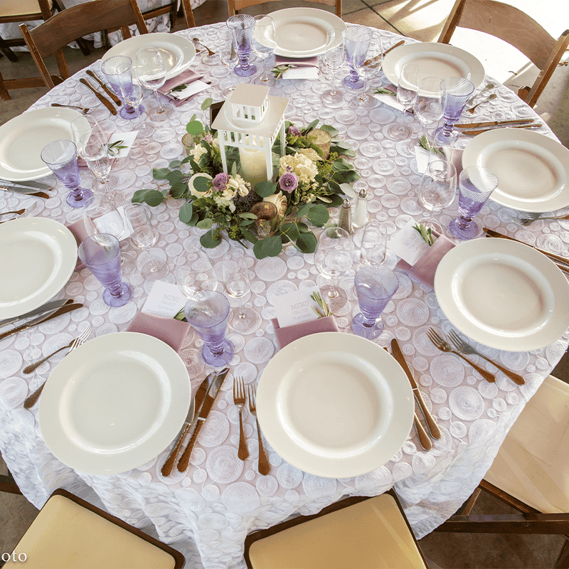 A celebration detail from a Denise Kramer Weddings event